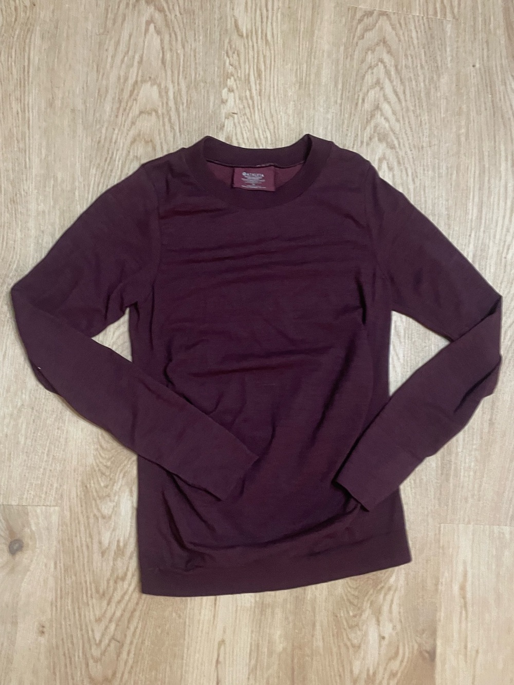 Athleta Long Sleeve Top - Burgundy Plum